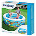 Надувний дитячий басейн Ø196 см, Bestway 51122 "Море", фото 4