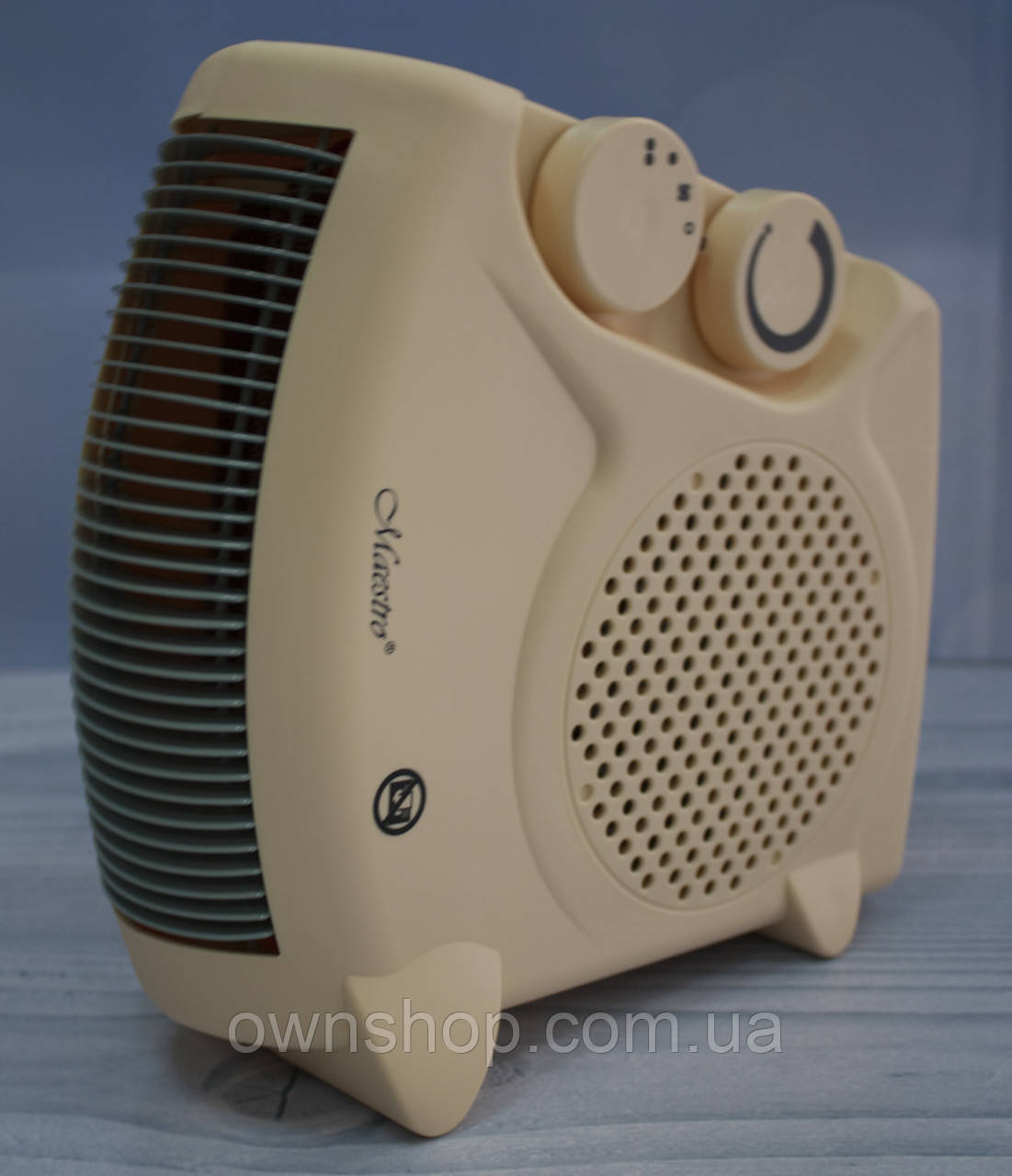 Тепловентилятор підлоговий/настільний Maestro MR-921, бежевий, фото 1