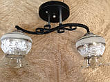 Люстра з двома плафонами, фото 2