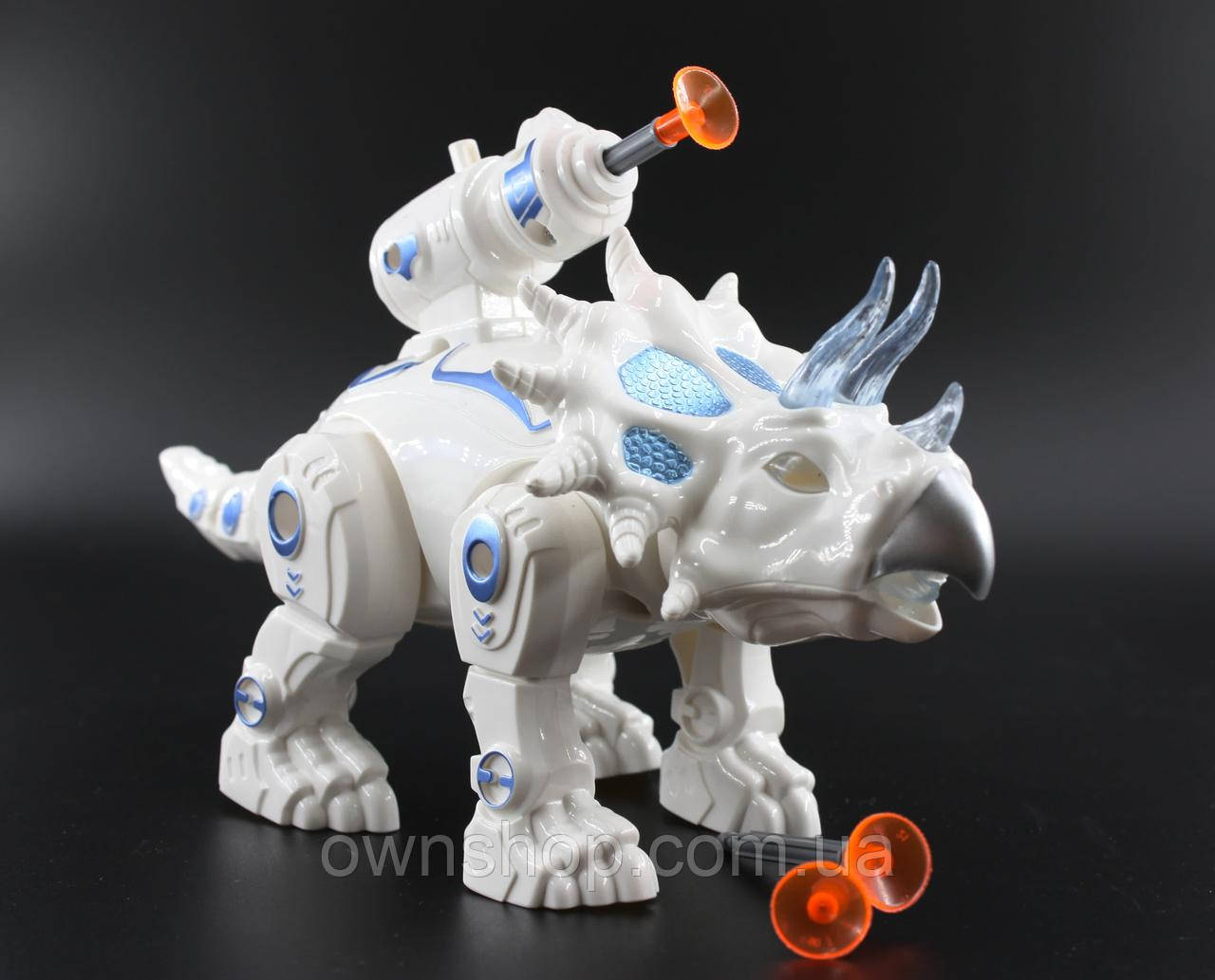Інтерактивний динозавр Tricelatops 0837, стріляє стрілами з присосками