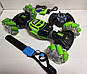 Трукова машинка перевертень на радіокеруванні Skidding. Управління від пульта та від руки (пульт-браслет)., фото 5