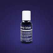 Гелевий барвник Chefmaster Темно синій (Navy Blue ) 20 грам