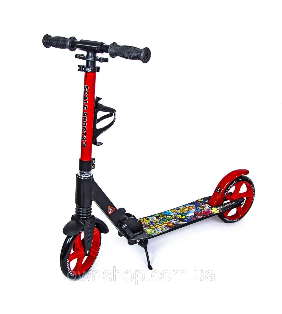 Самокат складаний Scale Sports SS-15 двоколісний 200 мм, червоний, фото 1