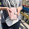 Стильний замшевий гаманець клатч (19 х 10,5 х 2 см) Baellerry Forever Чорний / Жіночий гаманець із еко замші, фото 10