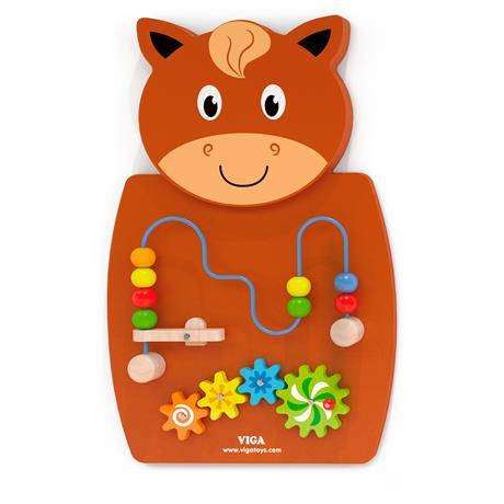 Бизиборд Viga Toys Конячка з лабіринтом (50678FSC), фото 1