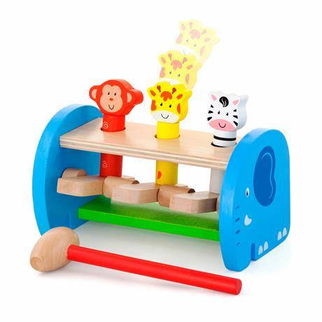 Дерев'яна стукітка Viga Toys Звірята (50683), фото 1