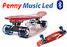 Пенніборд 22" "Light Music Led" Blue Світні деки та колеса! Bluetooth, фото 9