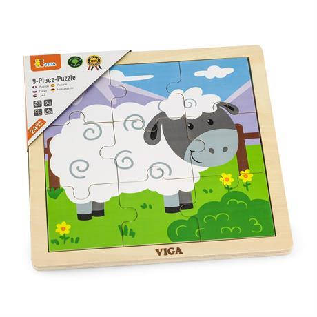 Пазл Viga Toys Вівця 9 деталей (51437), фото 2