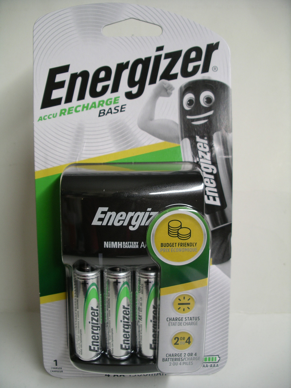 Зарядное Устройство Energizer ACCU Charger Base + 4 Аккумулятора AA ...