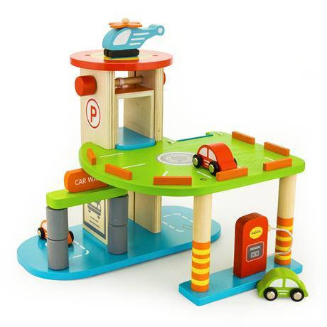 Дерев'яний ігровий набір Viga Toys Паркінг (59963), фото 1