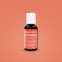 Гелевий барвник Chefmaster Темно рожевий ( Deep Pink ) 21 грам