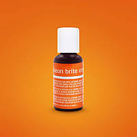 Гелевий барвник Chefmaster Електричний помаранчевий (Neon Brite Orange) 21 грам