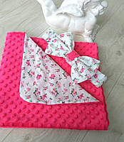 Ковдра для малюка плюшева, фото 3