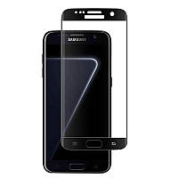 Захисне скло LUX EDGE для Samsung Galaxy S7 Edge (G935) із закругленими краями чорний 0,3 мм в упаковці