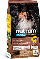 Nutram T23 Total Grain-Free Turkey, Chiken & Duck Dog- Корм для собак с индейкой и курицей беззерновой 2кг