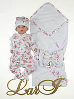 Літній набір для новонародженої дівчинки "Rose" (3 предмети)