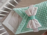 Одіялко конверт ковдрочка плюшева, фото 2