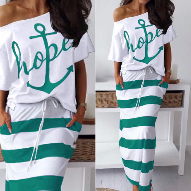 Жіночий літній костюм "Maritime" оптом