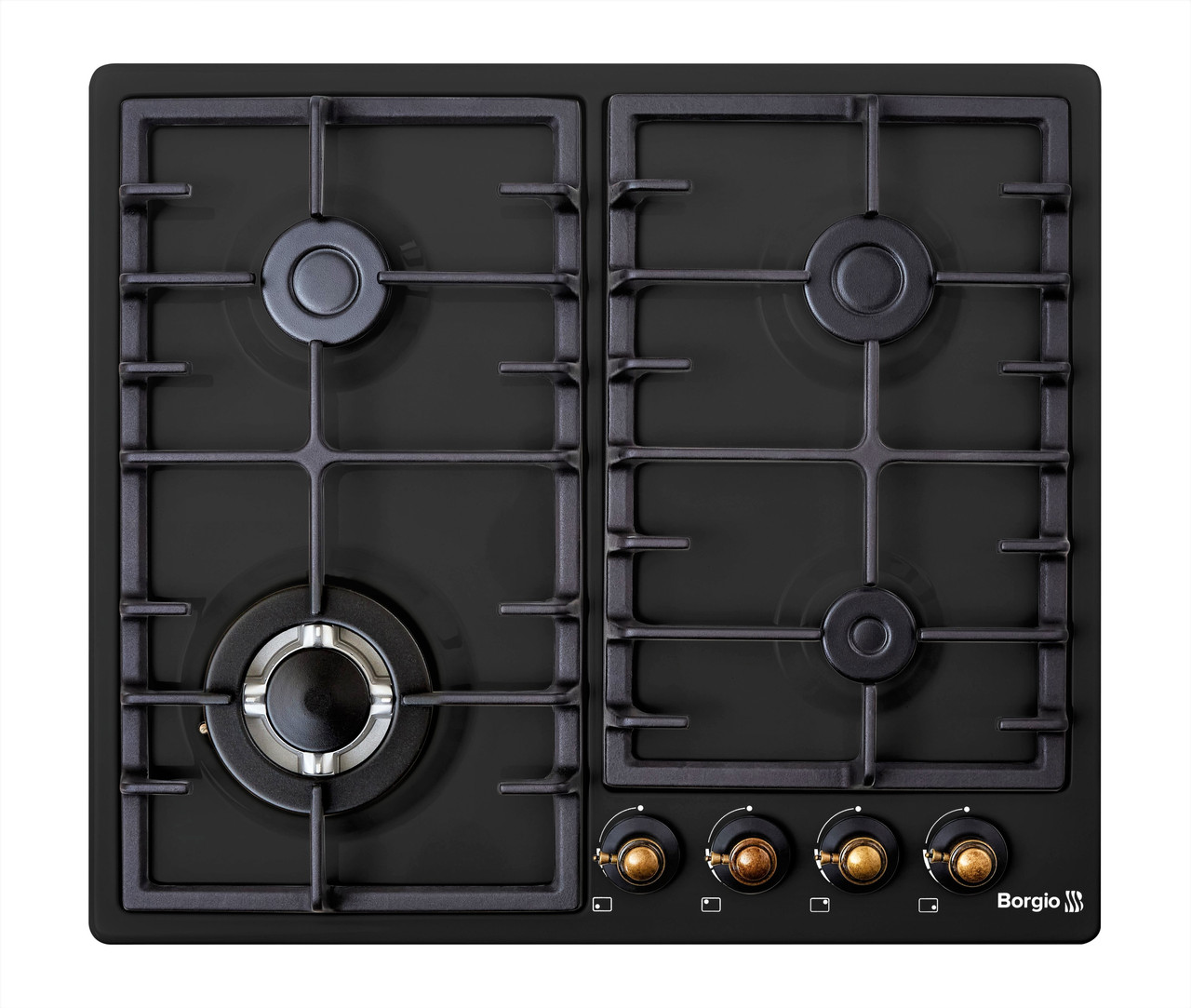 Варильна поверхня газова BORGIO 6942-15 (Black Rustic) FFD