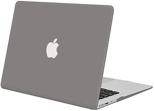 Накладка Matte Hard Shell Case for MacBook Air 13 (2018-2020) A1932 — Gray сірий