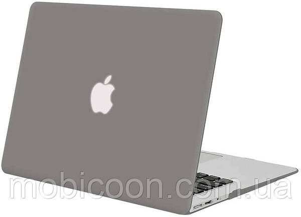 Matte Hard Shell Case for MacBook Air 13 2018 2020 A1932 Gray