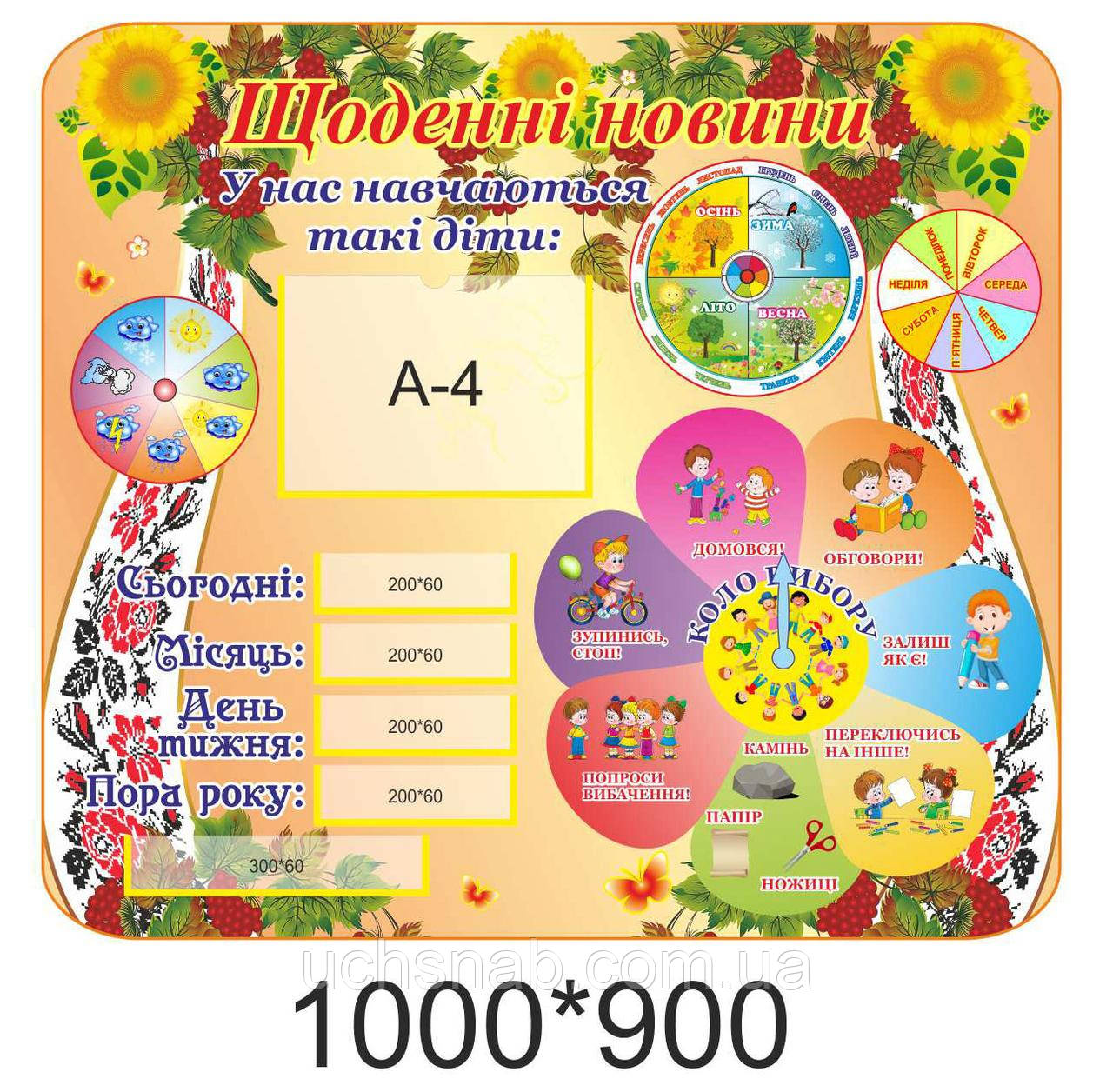 Стенд щоденні новини нуш