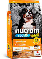 Nutram S3 Nutram Sound Balanced Wellness Natural Large Breed Puppy Food -Корм для цуценят великих порід 11.4кг