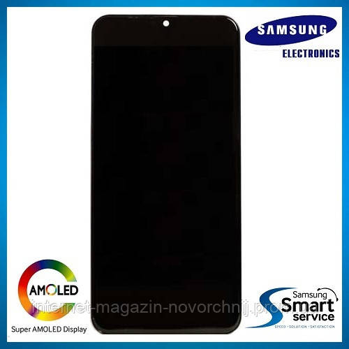 Дисплей Samsung M115 Galaxy M11 Чорний Black GH81-18736A оригінал!