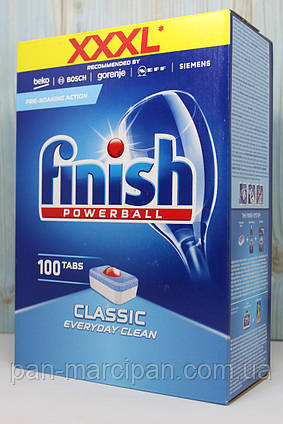 Таблетки для посудомийки Finish PowerBall Classic 100 шт