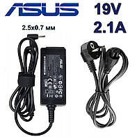 Зарядний пристрій Asus Eee PC 1015PE-WHI041S 19V 2.1A 40W 2.5x0.7 мм, блок живдення, зарядка