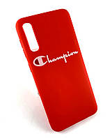Чехол для Samsung A50, A505 накладка бампер противоударный Champion  красный