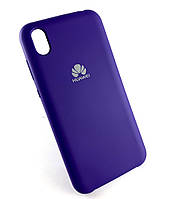 Чехол для Huawei Y5 2019 накладка силиконовый противоударный Silicone Cover фиолетовый