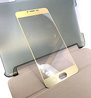 Meizu U20 захисне скло на телефон протиударне 3D Gold золоте