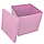 Коробка для шаров 70*70*70см двухсторонняя розовая, 1 шт, фото 2