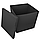 Коробка для куль 70*70*70 см двостороння чорна, 1 шт., фото 2