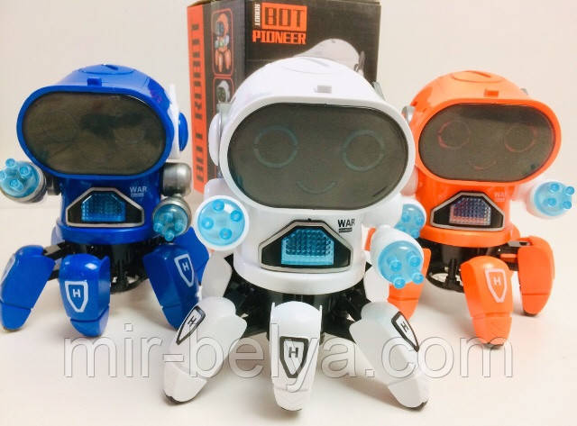 Інтерактивна іграшка танцюючий світломузичний BOT ROBOT PIONEER ART, фото 1