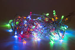 Світлодіодна гірлянда, 5 м, 100 л, 8 режимів, різнокольоровий, IP20 (050512)
