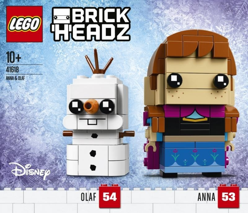 Лего Lego BrickHeadz Анна і Олаф 41618, фото 1