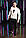 Спортивний трикотажний костюм billie eilish білий верх чорний низ | принт біллі айлиш, фото 3