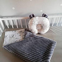 Дитяча ковдра пледик плюшевий теплий, фото 10