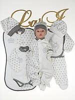 Літній набір для новонародженого хлопчика "Версаль" (8 предметів)