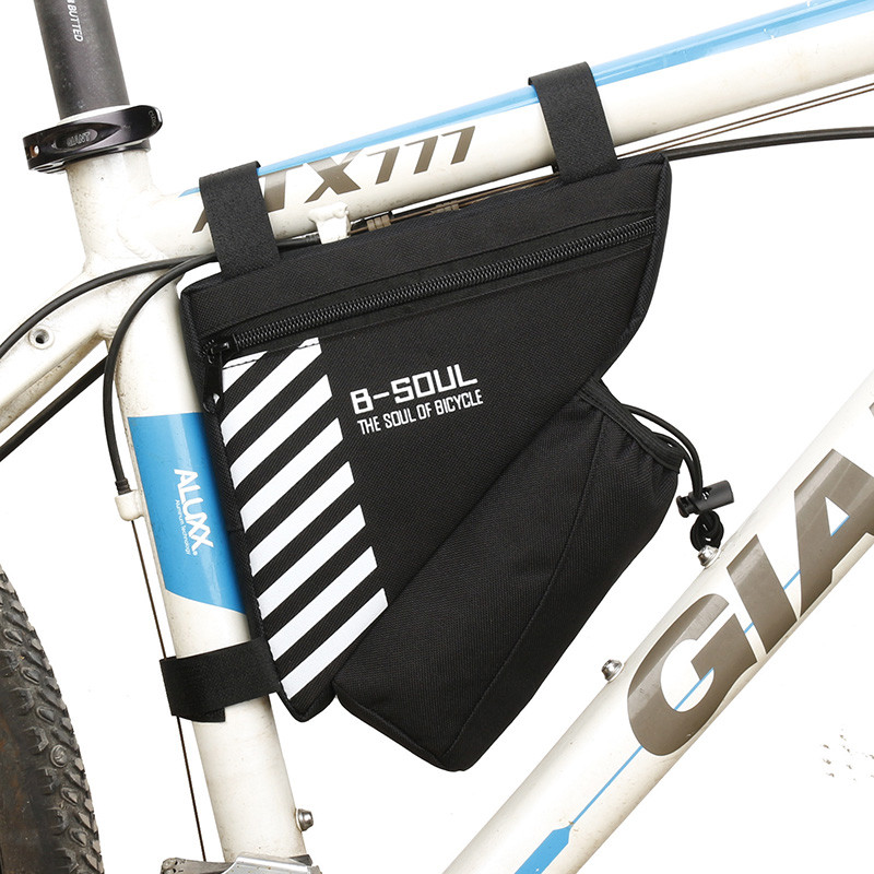 Сумка велосипедная в раму B-Soul BAO-009BLUE, карман для фляги - фото 4 - id-p1209044829