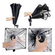 130/1300 Вт Набір постійного світла FST 5769 LED softbox Easy Kit Bag, фото 8