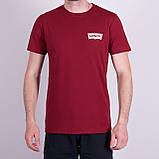 Чоловіча футболка levi's, оливкового кольору, фото 5