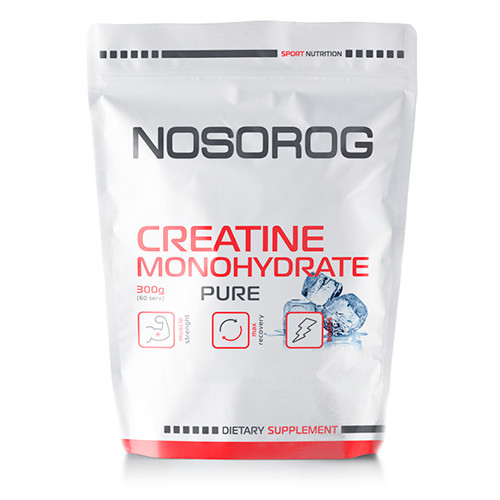 Креатин моногідрат Nosorog Creatine Monohydrate, 300 г