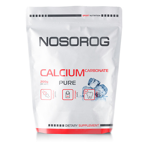 Кальцій Nosorog Calcium Carbonate, 200 г, фото 1