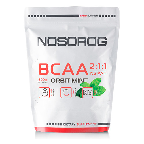 Амінокислоти Nosorog BCAA 2:1:1 орбіт мигт 200 гр