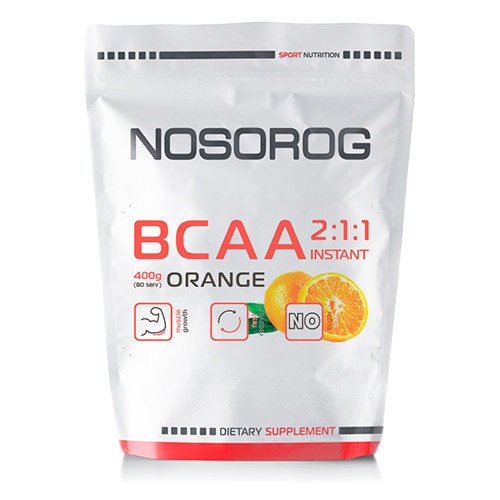Nosorog BCAA 2:1:1 апельсин, 400 гр