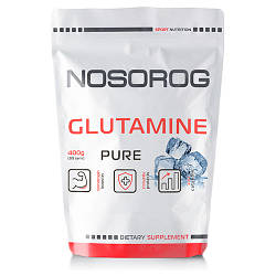 Глютамін Nosorog Glutamine Powder натуральний, 400 гр