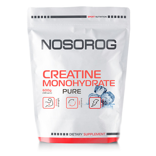 Креатин моногідрат Nosorog Creatine Monohydrate, 600 г